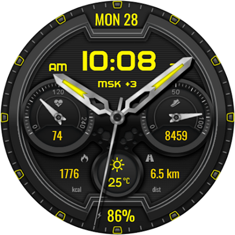 Hybrid Veltora Watch Face screenshot