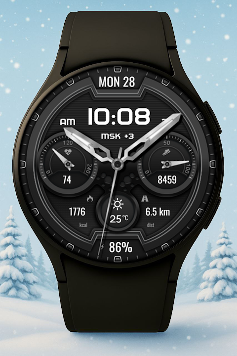 Hybrid Veltora Watch Face screenshot