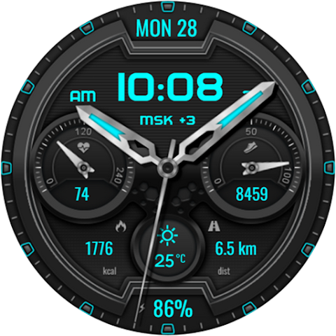 Hybrid Veltora Watch Face screenshot