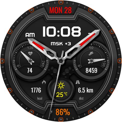 Hybrid Veltora Watch Face screenshot