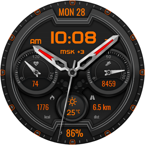 Hybrid Veltora Watch Face screenshot