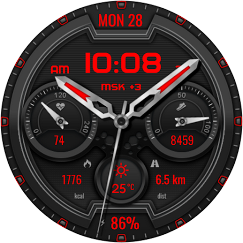 Hybrid Veltora Watch Face screenshot