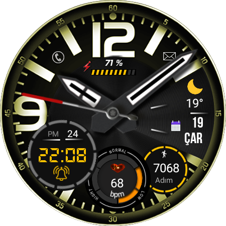 FSW257 Watch face screenshot