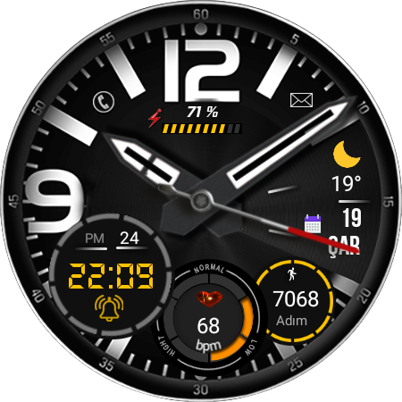 FSW257 Watch face screenshot