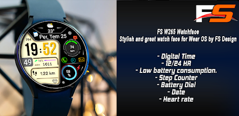 Digital Watchface FSW265 screenshot