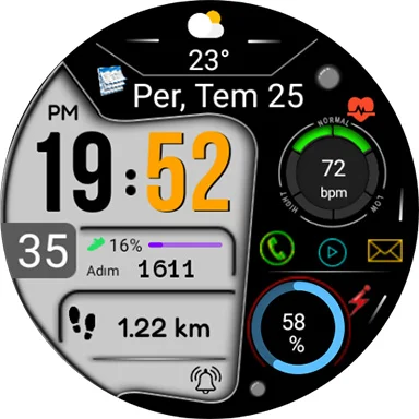 Digital Watchface FSW265 screenshot