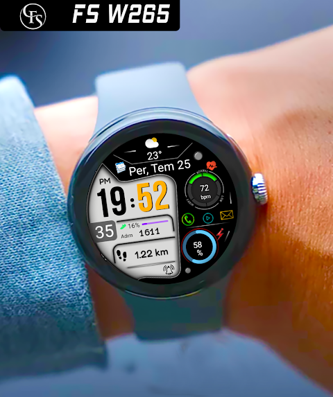 Digital Watchface FSW265 screenshot