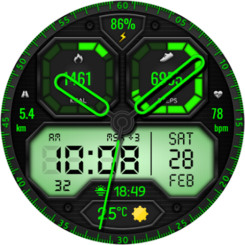Hybrid 2.0 Watch Face screenshot