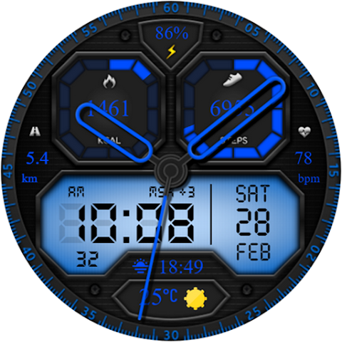 Hybrid 2.0 Watch Face screenshot