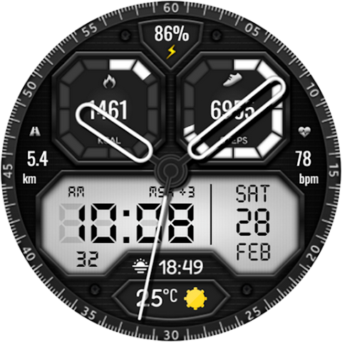 Hybrid 2.0 Watch Face screenshot