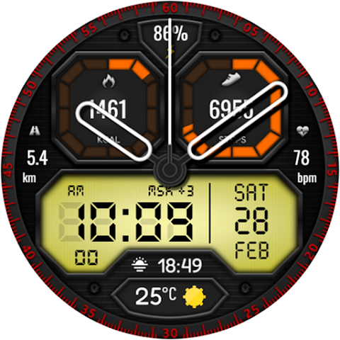 Hybrid 2.0 Watch Face screenshot