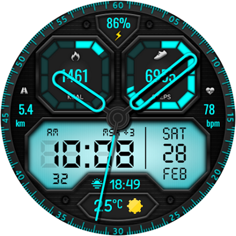 Hybrid 2.0 Watch Face screenshot