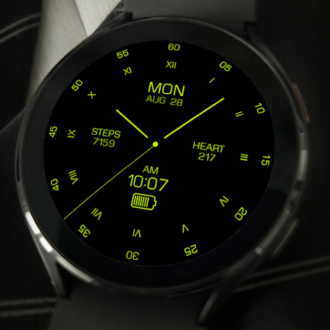 Key095 Analog Gold Watch Face screenshot