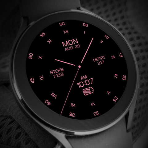 Key095 Analog Gold Watch Face screenshot