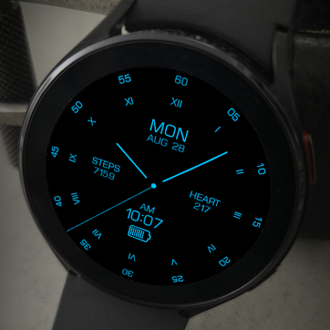 Key095 Analog Gold Watch Face screenshot