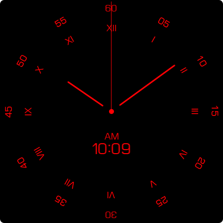 Key095 Analog Gold Watch Face screenshot