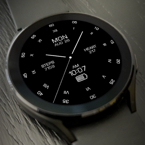 Key095 Analog Gold Watch Face screenshot