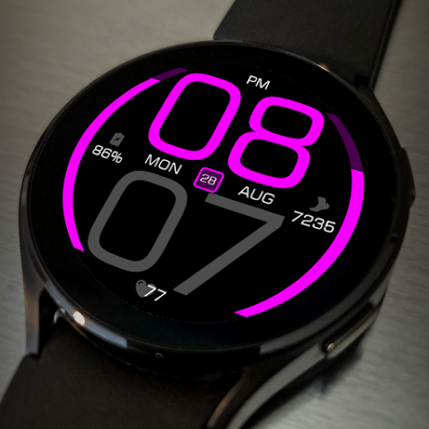 Key077 Futuristic Watch Face screenshot