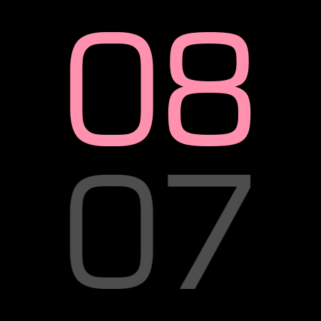 Key077 Futuristic Watch Face screenshot