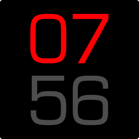 Key077 Futuristic Watch Face screenshot