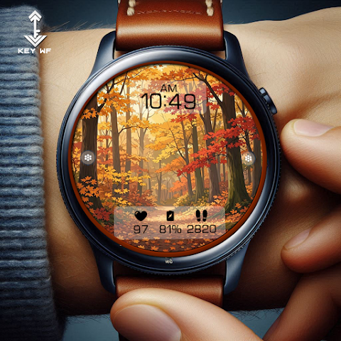 Autumn Forest Watch Face N006 screenshot