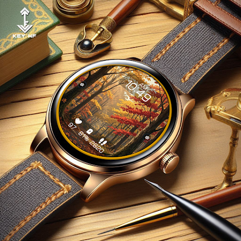 Autumn Forest Watch Face N006 screenshot