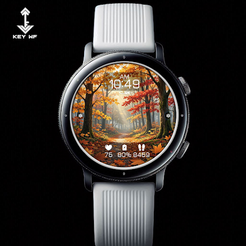 Autumn Forest Watch Face N006 screenshot
