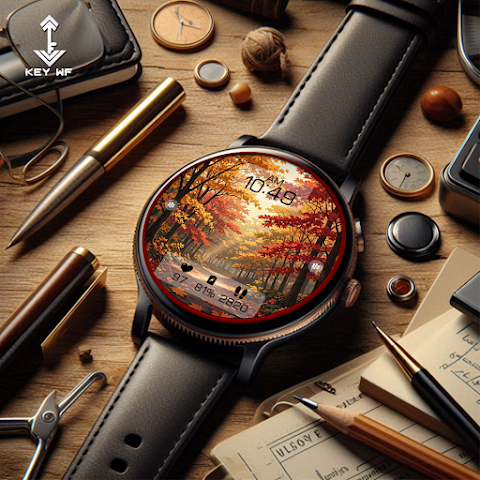 Autumn Forest Watch Face N006 screenshot