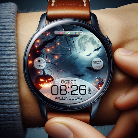 Key WF94 Halloween Watch Face screenshot