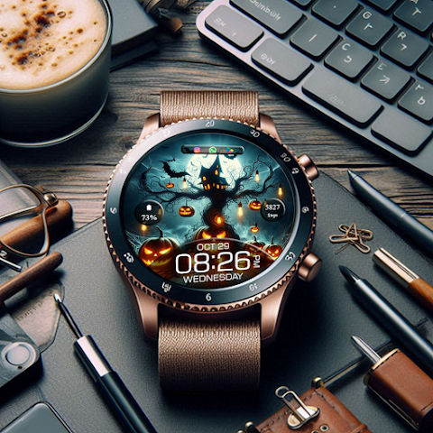 Key WF94 Halloween Watch Face screenshot