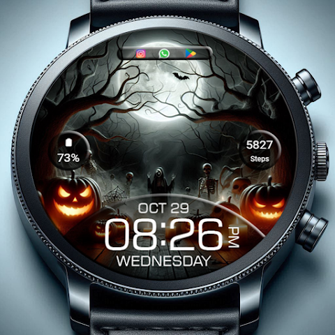 Key WF94 Halloween Watch Face screenshot