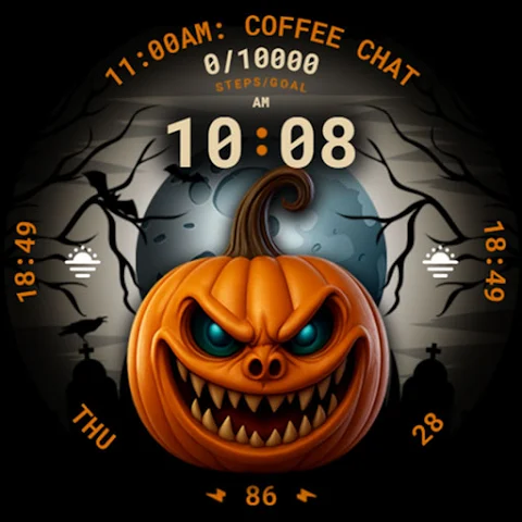 Halloween Animated Watch 084 screenshot