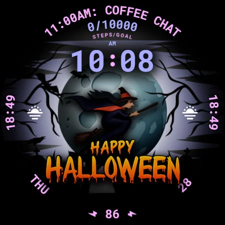Halloween Animated Watch 084 screenshot