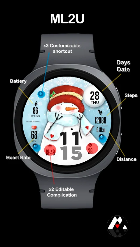 ML2U 141 Watch Face screenshot
