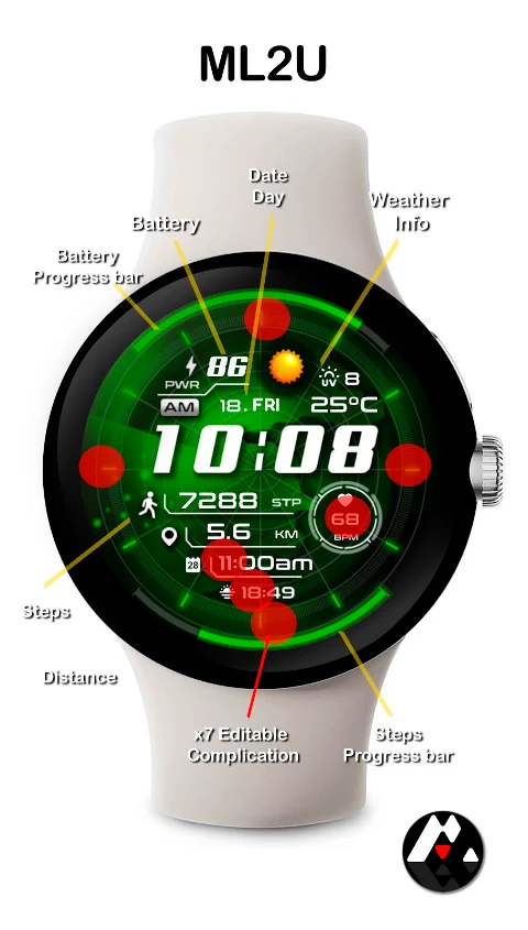 ML2U 282 Watch Face screenshot