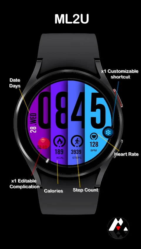 ML2U 30N Watch Face screenshot
