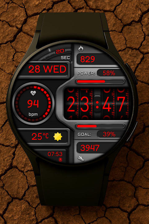 Power Rush Wath Face screenshot