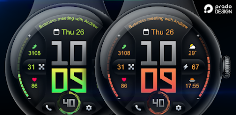 PRADO 76 Digital Watch Face screenshot