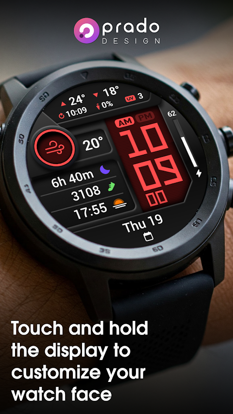 PRADO 85 Digital Watch Face screenshot