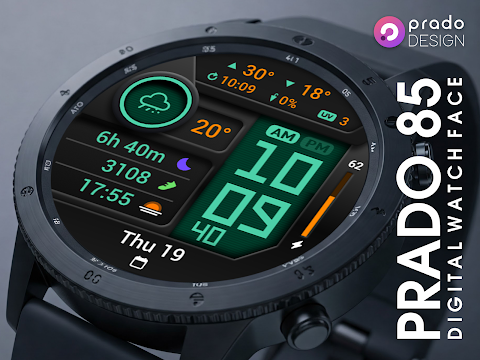PRADO 85 Digital Watch Face screenshot