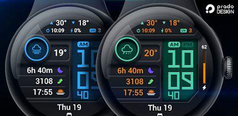 PRADO 85 Digital Watch Face screenshot
