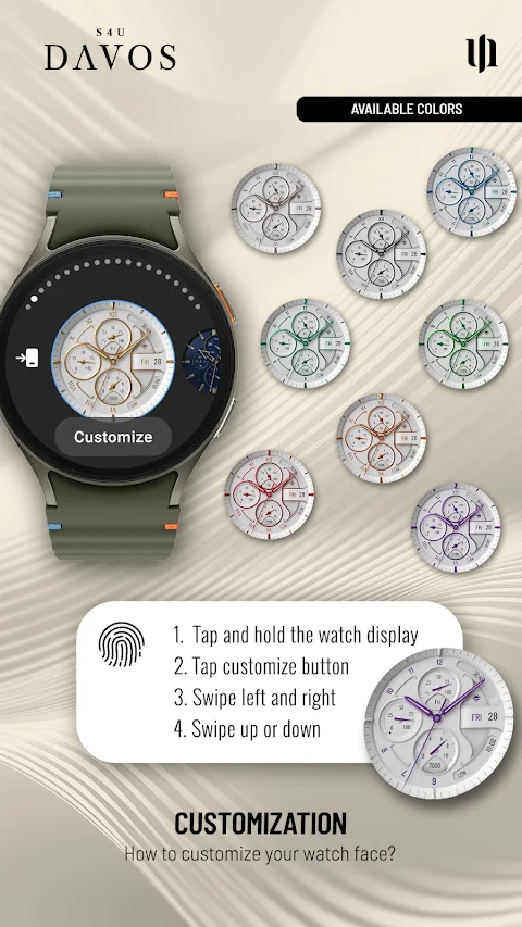 S4U Davos – Classic watch face screenshot