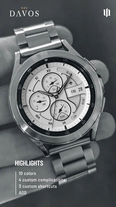 S4U Davos – Classic watch face screenshot