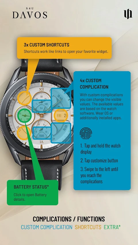 S4U Davos – Classic watch face screenshot