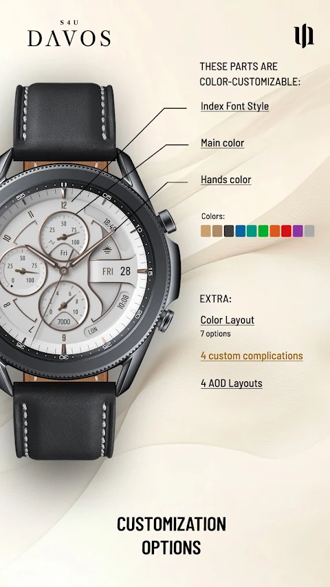 S4U Davos – Classic watch face screenshot