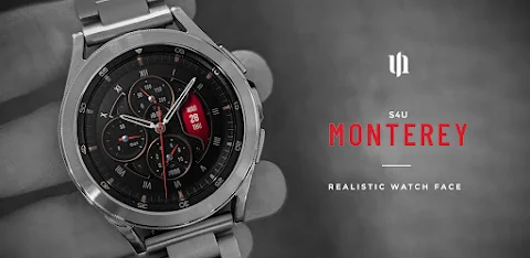 S4U Monterey analog watch face screenshot