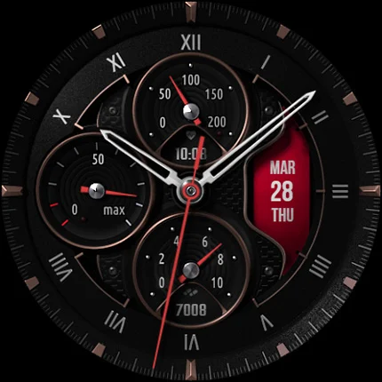S4U Monterey analog watch face screenshot