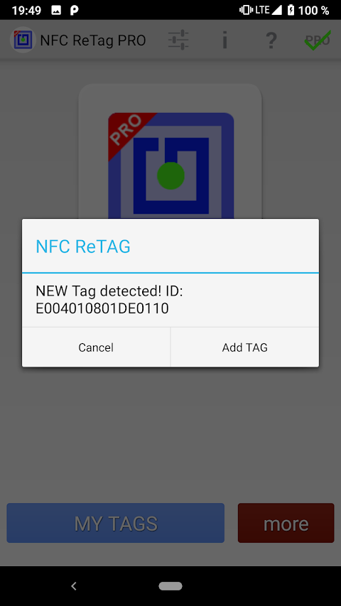 NFC ReTag PRO screenshot