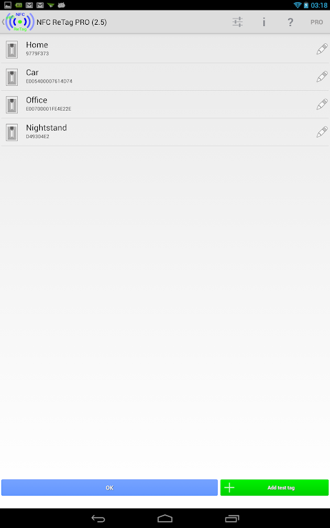 NFC ReTag PRO screenshot