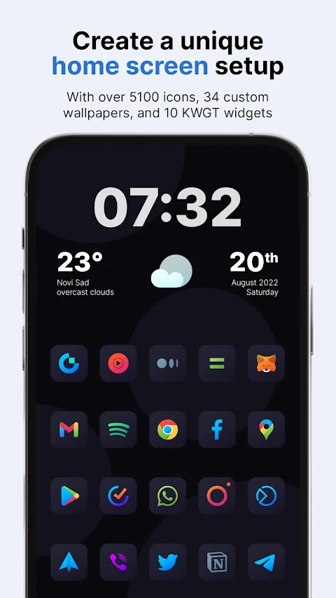 Nova Dark Icon Pack screenshot